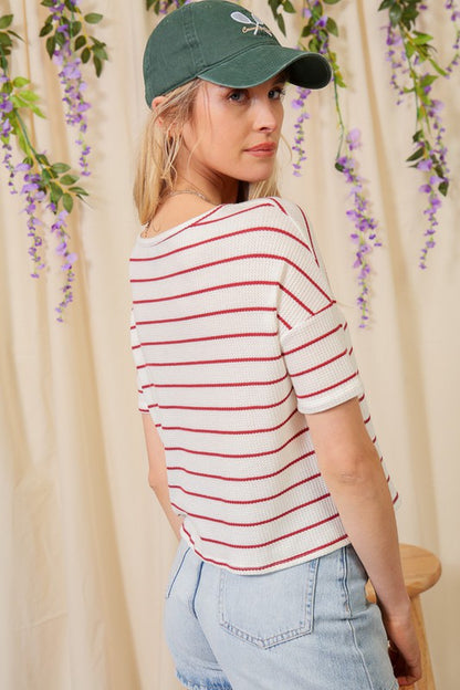 TIE KNIT TOP