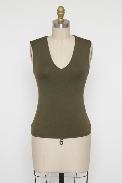 DOUBLE LAYERED TANK TOP - 2 COLORS